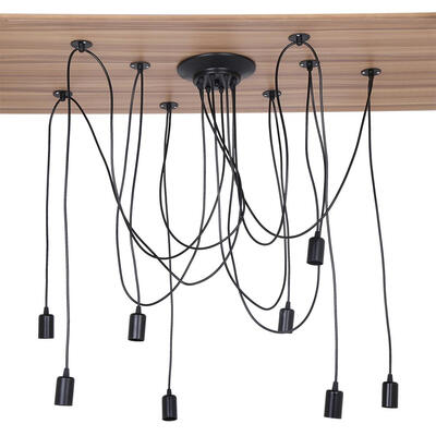 

8 Head Industrial Vintage Style Pendant Light Holder Ceiling Lamp Hanger Fixtures Pendant Light Rack Ceiling Light Holder