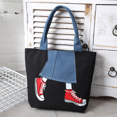

Tailored Womens Purse Zipper Pachwork Cowboy Canvas Shoulder Bag Messenger Bag