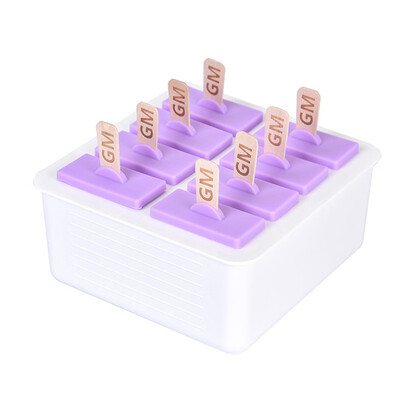 

Toponeto Frozen Ice Cream Lolly Juice Maker Mold 8 Cell Mould Popsicle Yogurt Icebox
