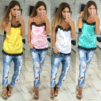 

Sexy Womens Summer Vest Top Sleeveless Blouse Casual Tank Tops T Shirt