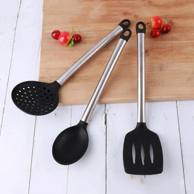 

8Pcs Heat Resistance Spoon Scoop Eggbeater Spatula Scraper Home Kitchen Utensil