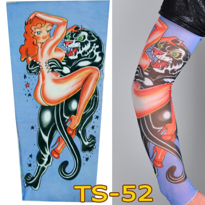 

〖Follure〗Unisex Fashion Nylon Temporary Tattoo Sleeve Arm Stockings New Quality Sunscreen