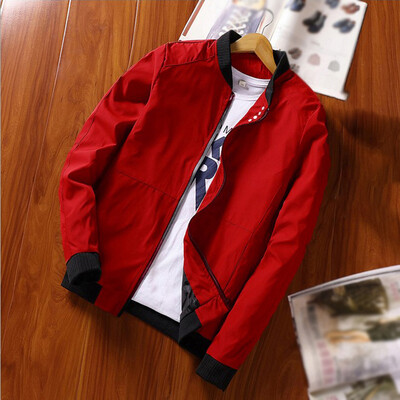

Men Outwear Bomber Jacket Long Sleeve Zipper Blazer Plus Size Winter Overcoat