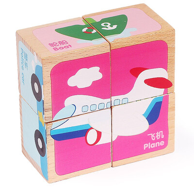 

Boby six-sided drawing blocks puzzle blocks baby early education educational toys 7213