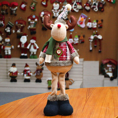 

Gobestart Santa Claus Snow Man Elk Doll Christmas Decoration Xmas Tree Decent Ornaments