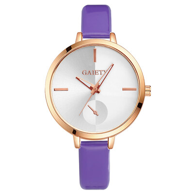 

Minimalism Womens Watches Scale Disc Ladies Quartz Movement Wristwatch Golden Border Leather Strap Clock Fashion Montre Femme50