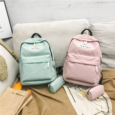 

School bag female Korean version Harajuku ulzzang high school student backpack art small fresh campus backpack