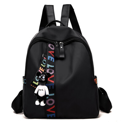 

Leisure forest tourism schoolbag ins cloth double shoulder bag female tide brand small backpack Korean version of junior high scho