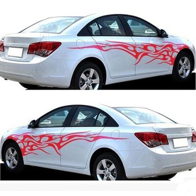 

Waterproof Flame Auto Car Vinyl Decal Two Sides Stickers Body Decals Stickers