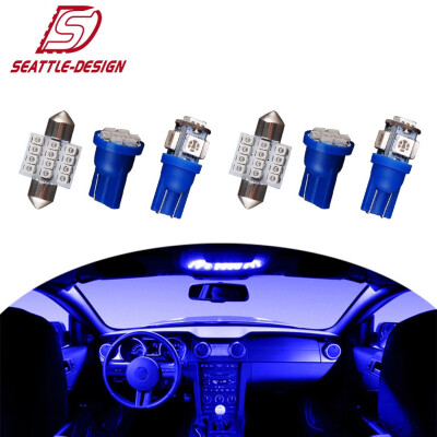 

13x Blue Bulbs Interior Package Kit for Map Dome Door T10 31mm Festoon Lights