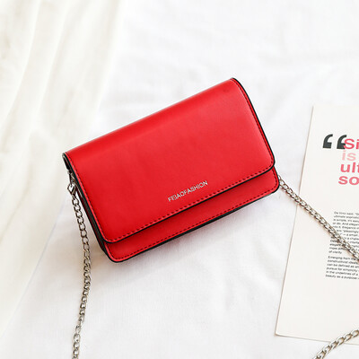 

Forestry Chain Female Limited Occidental Style Womens Bag Chao Net Red Small Black Bag Single Shoulder Slant Bag