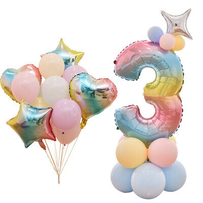 

Jiamo Digital Balloon 520 1314 Marriage Award White Balloons May 16 Childrens Day Birthday Party Anniversary Marriage Celebration Balloon Column Number 3