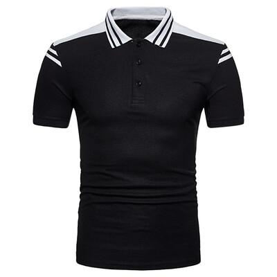 

Men Turn Down Collar Slim Fit Short Sleeve Button Shirt Top Tee Casual Clothes