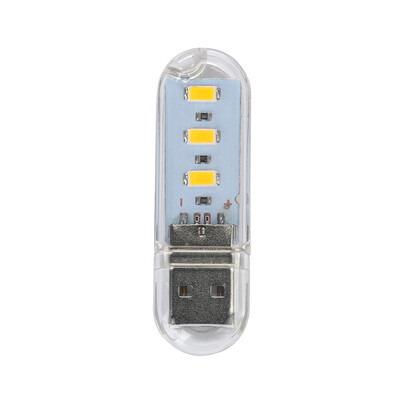 

〖Follure〗Mobile Power USB LED Lamp 3 Leds LED Lamp Lighting Computer Night Light Good
