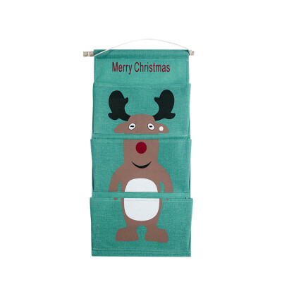 

Tailored Christmas Decoration Storage Canvas Hanging Bag Door Decoration Storage Bag