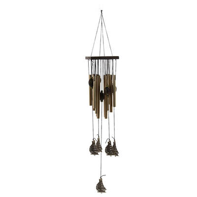 

Amazing12 Tube Fengshui Sailboat Windchime Bell Outdoor Living Wind Chimes