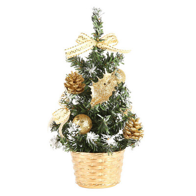 

Mini Christmas Tree Flower Table Decor Festival Party Ornaments Xmas Gift