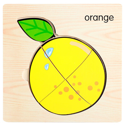 

Tailored Wooden Lovely Puzzle Educational Developmental Baby Kids Training Toy Gift