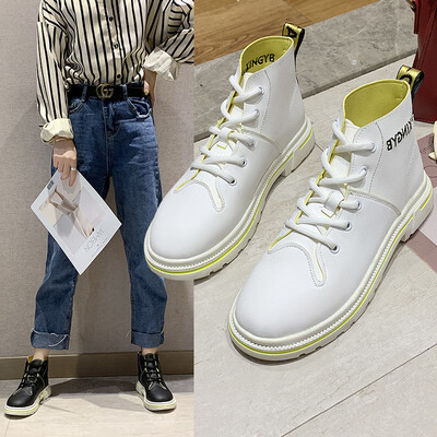 

Small white womens shoes new autumn shoes wild casual sports autumn high autumn shoes single shoe
