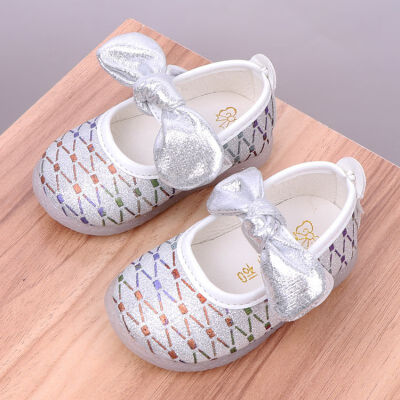 

Fashion Baby Girl Breathable Striped Anti-Slip Shoes Casual Sneakers Toddler Soft Soled First Walkers 2019 New Baby Shoes