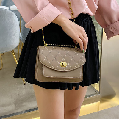 

Advanced sense chain bag handbag 2019 new fashion shoulder bag wild ins net red packet ocean Messenger bag
