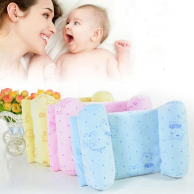

Infant Baby Soft Pillow Prevent Flat Head Anti Roll Cushion Sleeping Support