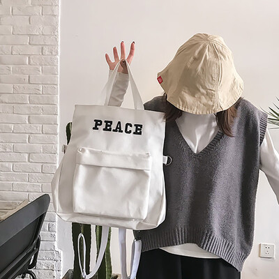 

Tailored Women Literary Simple Messenger Bag Canvas Bag Shoulder Bag