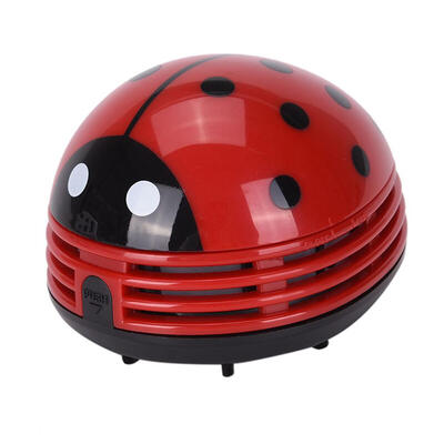 

Cute Ladybug Desktop Vacuum Cleaner Dust Collector for Home Office Table