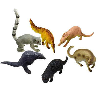 

6pcs Simulation Plastic Forest Wild Toy Animal Model Toys Kids Decor Gift
