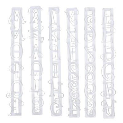 

Alphabet Number Letter Cake Decorating Mold Fondant Icing Cutter Mould Set