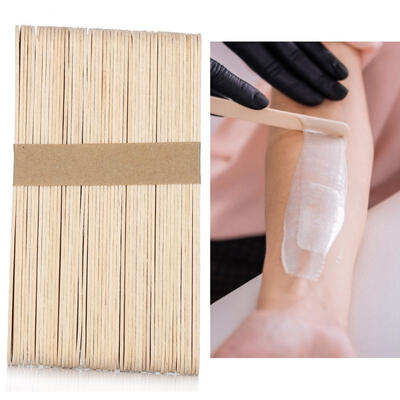 

Greensen 50pcs Wooden Wax Spatula Tongue Depressor Disposable Facial Mask Hair Remove Cream Applicator