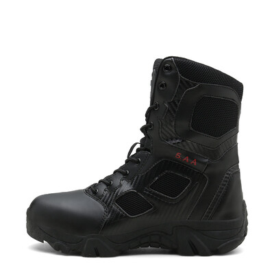 

New large size mens non-slip outdoor combat military boots high to help wear tactical boots special shoes