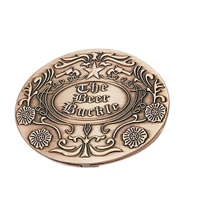 

Toponeto Metal Beer Head Belt Party Funny Bottle Buckle Belt Buckle Beer Holder