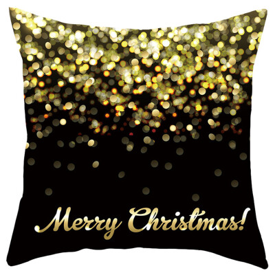 

Siaonvr Merry Christmas Short Plush Pillowcase Sofa Pad Set Home Decoration 18x18 Inch