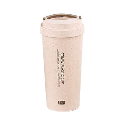 

Wheat Straw Thermos Insulated Double Layer Sport Thermo Water Bottle vacuum flasks Thermo mug for Car Water Bottles