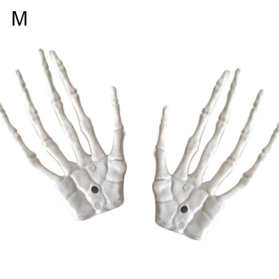 

1 Pair Plastic Halloween Adult Skeleton Hand Prop Haunted House Party Decoration