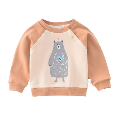 

Girl Boy Cartoon Print Sweatshirts Autumn Casual Toddler Blouse Baby Clothes Long Sleeve Outerwear