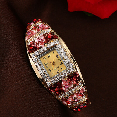 

Bracelet watch ladies flower quartz watch ladies watch