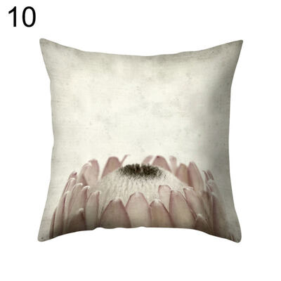 

Vintage Flower Square Throw Pillow Protector Case Cushion Cover Bedding Articles