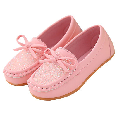 

1-10Y PU Leather Children Shoes Casual Styles Teenager Girls Shoes Soft Comfortable Loafers Slip On Kids Shoes