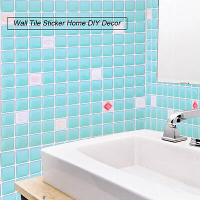 

Decorative StickerSelf-Adhesive Waterproof Wall Tile Sticker Home Bathroom Kitchen DIY Decoration Tile Sticker