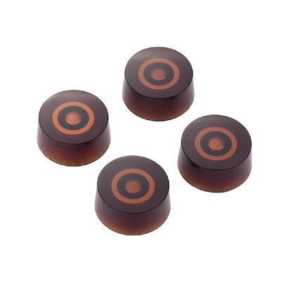 

Electric Guitar Control Knobs Fit for LP Style Guitars Replacement Pack of 4PCS Volume&Tone Knobs Red with Black Number