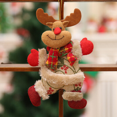 

Tailored 2Pcs Christmas Ornaments Home Furnishing Decoration Tree Ornaments Holiday Gifts