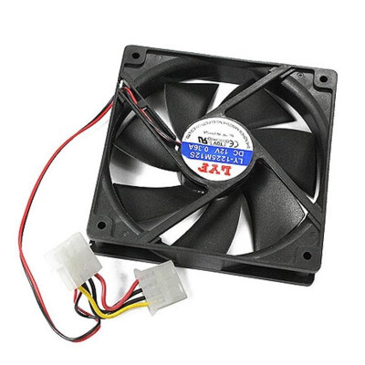 

DC 12V 1800RPM 4 Pin Cooler Cooling Fan for Desktop Computer PC Case Black