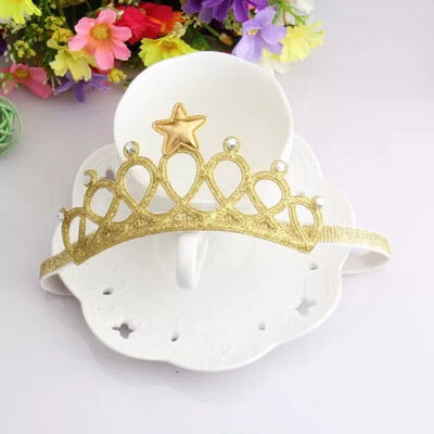 

Hair Accessories Baby Girl Crown Hairband Toddler Headband Kid Tiara Birthday