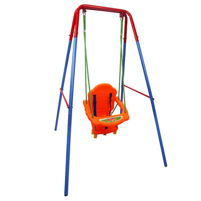

Outdoor Backyard Playground Children Swing Set with Rope
