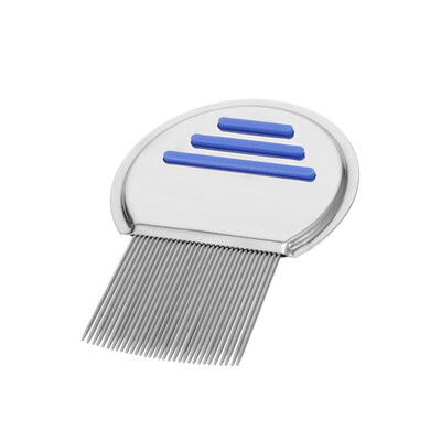 

Pet Flea Comb Stainless Steel Lice Comb Nit Free Terminator Pet Dog Cat Louse Flea Remove Round Non-slip Handle Beauty X2G2G6C2