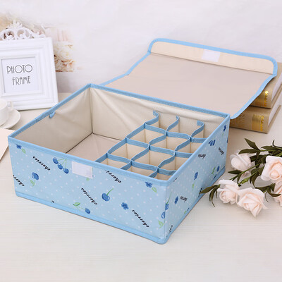 

Brand New Packing Organizer Print Closet Box for Underwear Bra Ties Scarves Storage Drawer Organizer Casual Fashion Hot 2019