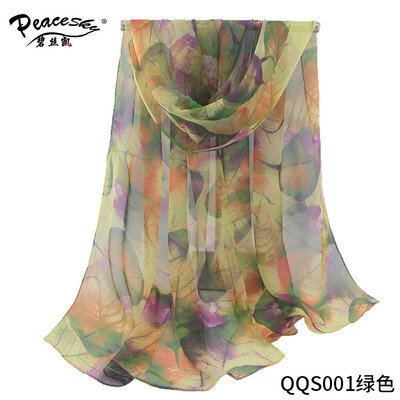 

2017 new georgette maple leaf scarf painted scarves ladies headscarves AliExpress eaby supply