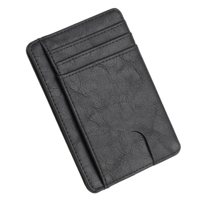 

Gobestart New Mens Leather Wallet Thin Credit Card Holder ID Case Purse Bag